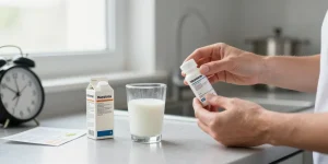 antibiotique et laitage